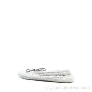 Wool Cashmere Knit Sock Slippers